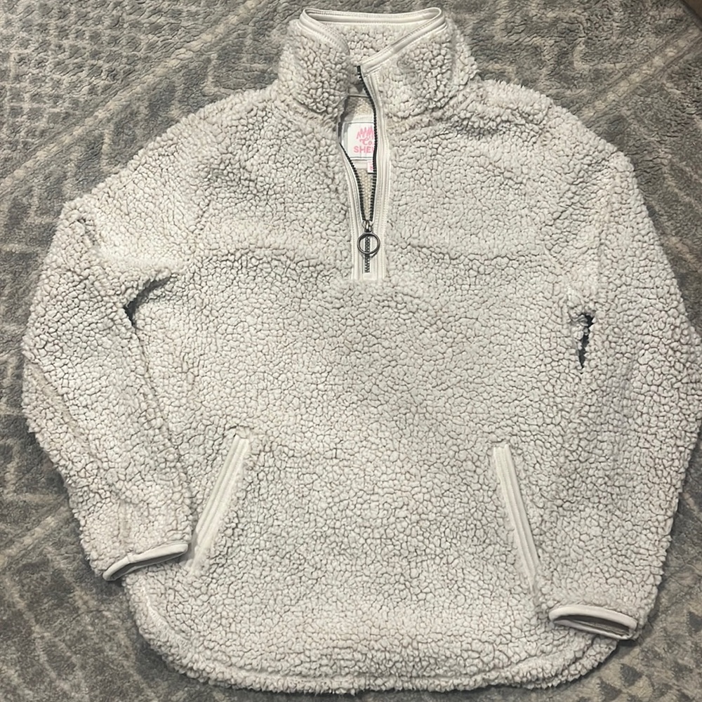 Sherpa Zip Up Size Medium
